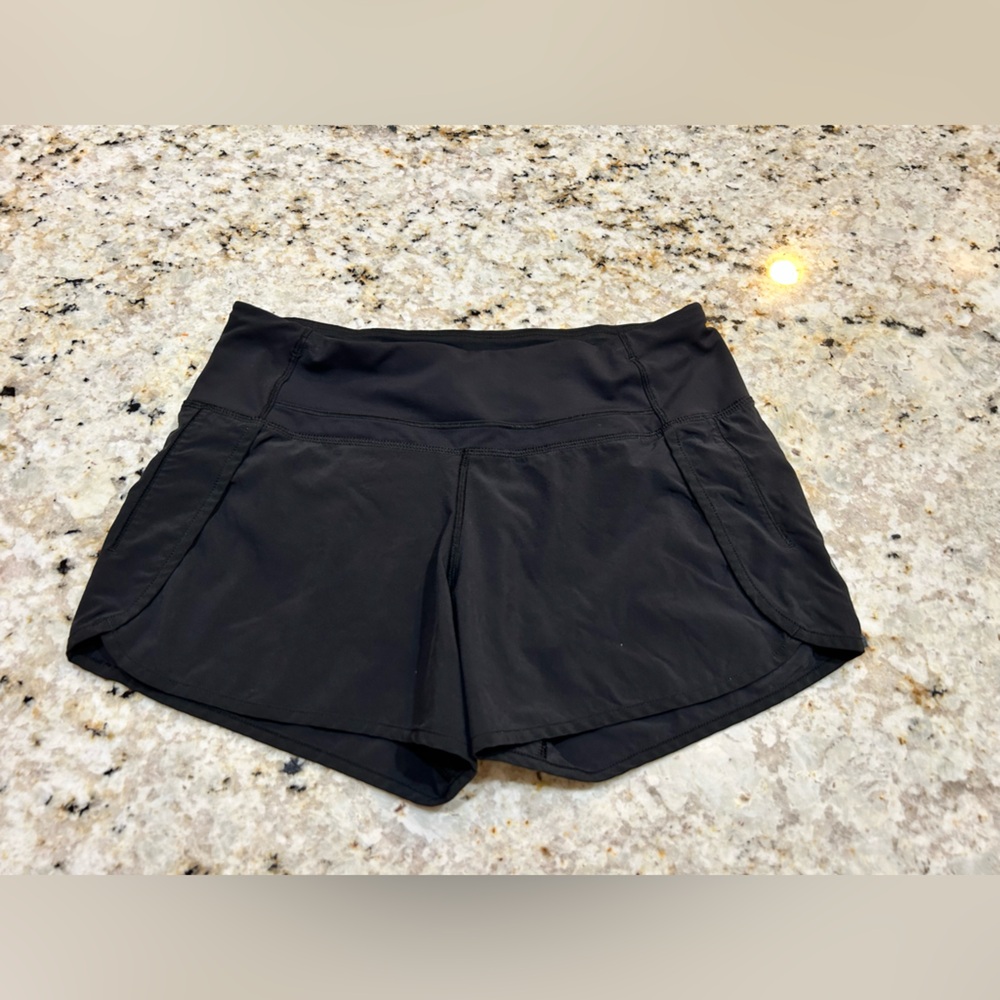 Lululemon Speed Up black shorts